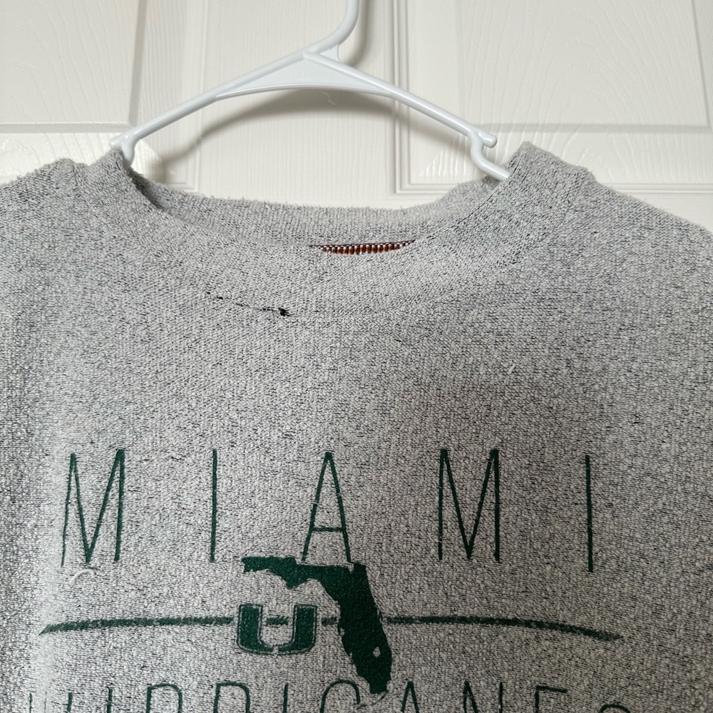 Women's Gray Crewneck Sweater - Picture 3 of 7